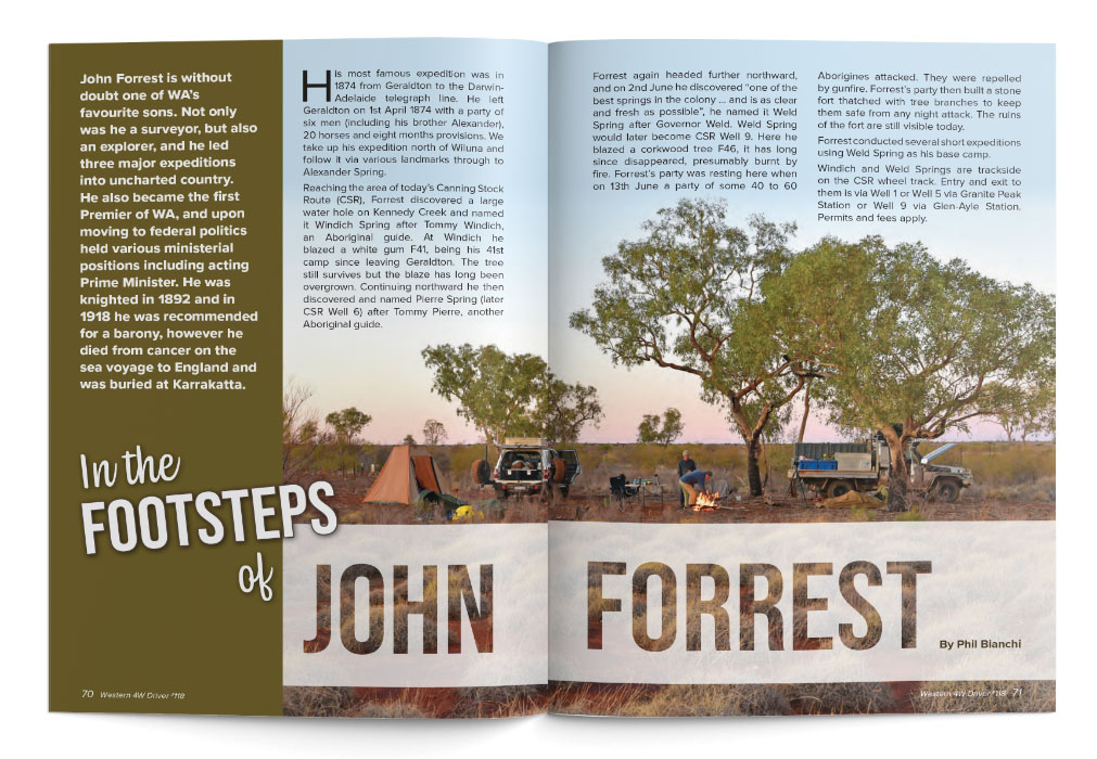 In the Footsteps of John Forrest